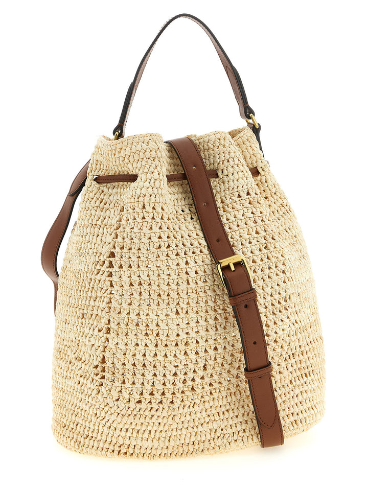 Mulberry Crochet Bucket Bag Borse a Tracolla - Beige | f555a11fa8ca3d96774f21e27d0022b0a1be34f2