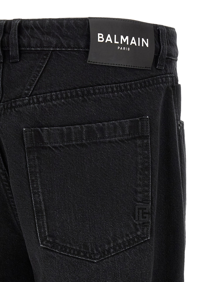 Balmain Denim Jeans - Nero | 2215e2ebf1c4949f460d93a72ec9e9b9b4a48f83
