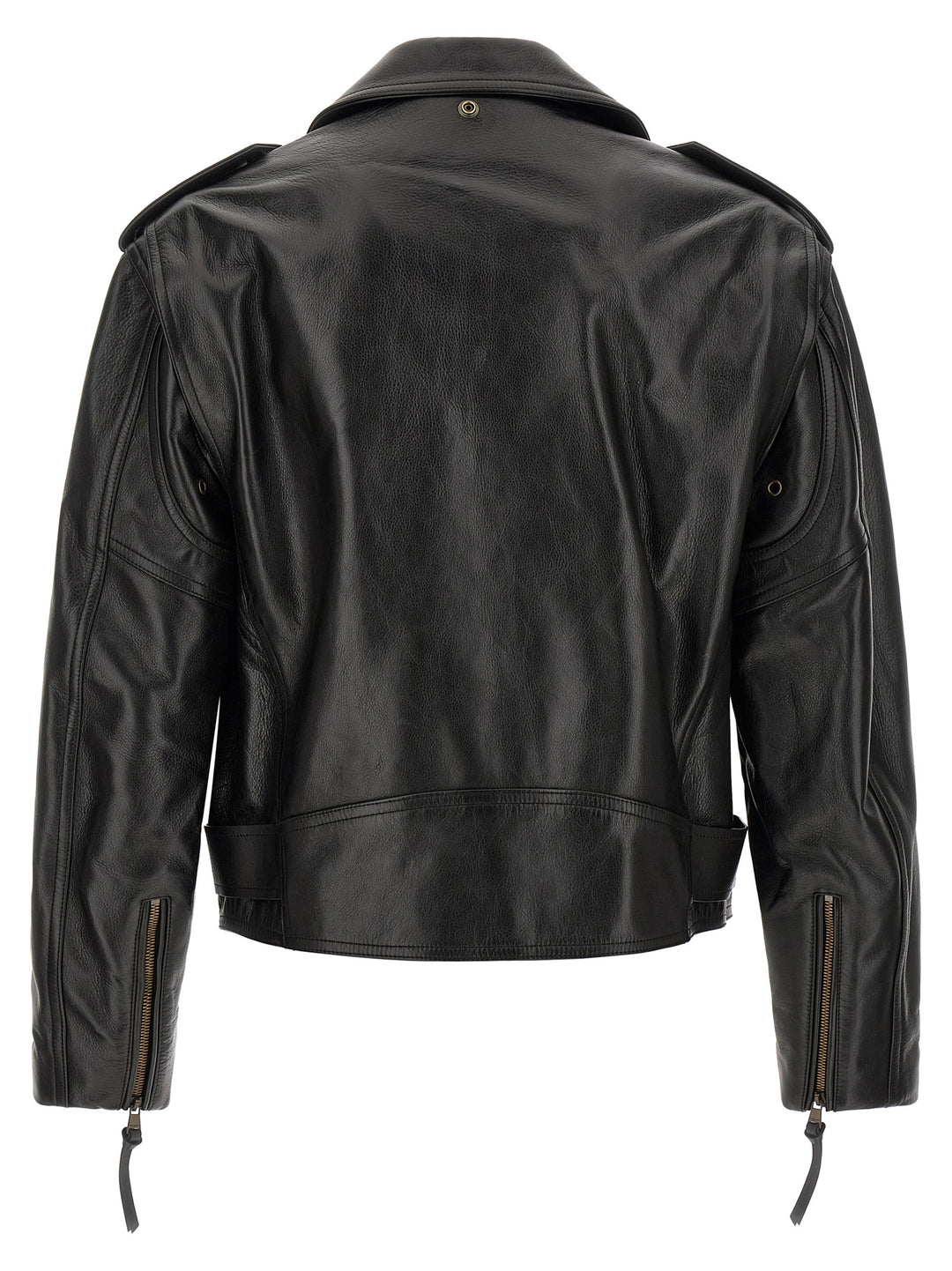 Balmain Biker Jacket Puffer Jackets - Nero | 7926d4827ad087b9f4d6fab9eafd8ab3aa673209