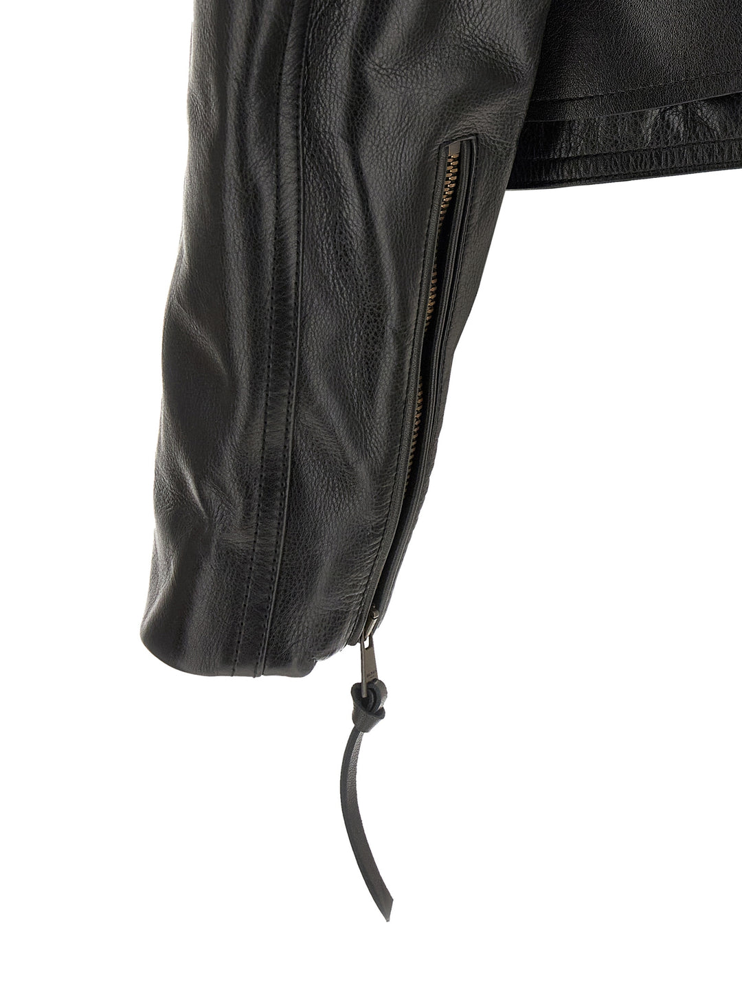 Balmain Biker Jacket Puffer Jackets - Nero | 743cdb23dcd5f43bc95851fcf2b072462f8fa6d1
