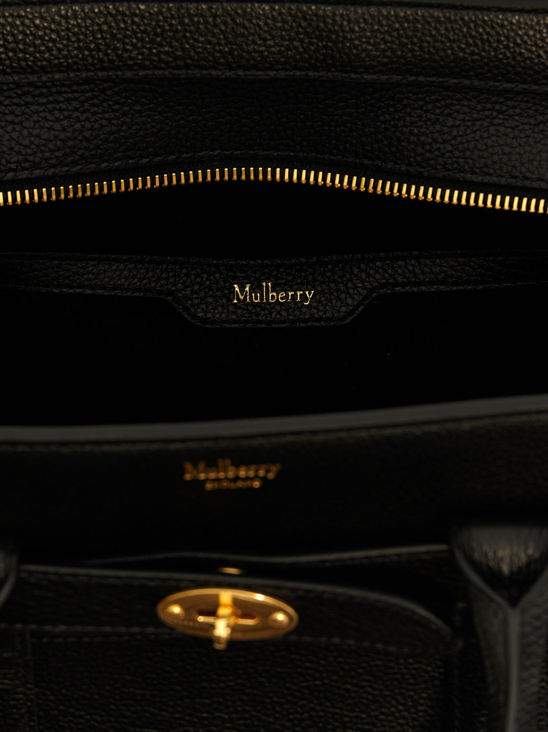 Mulberry Small Zipped Bayswater Tote - Nero | 409c1d05adec18f9a049d117b78ce4b20135aaf0