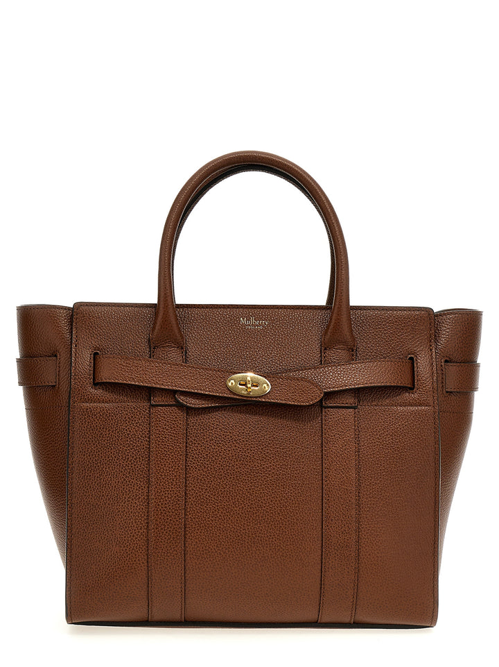 Mulberry Small Zipped Bayswater Tote - Marrone | 5699684ef6778105c07f234db31caf772b3e80d6