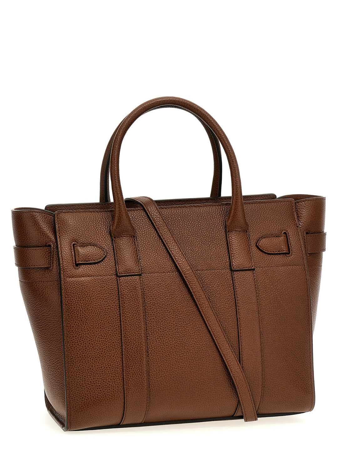 Mulberry Small Zipped Bayswater Tote - Marrone | 91c66d9ee5de8d932a091a25a6fa813c7b066335