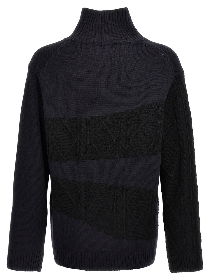 Two-Tone Sweater Maglioni Multicolor