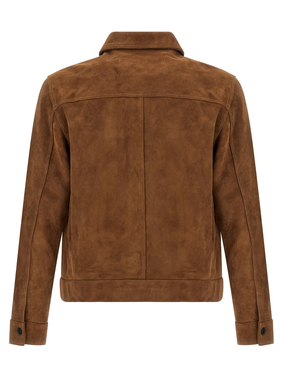 Ami Paris Suede Jacket Puffer Jackets - Marrone | f0c253246dba44ba33e61ddf4c84a23ee1bd1c7e