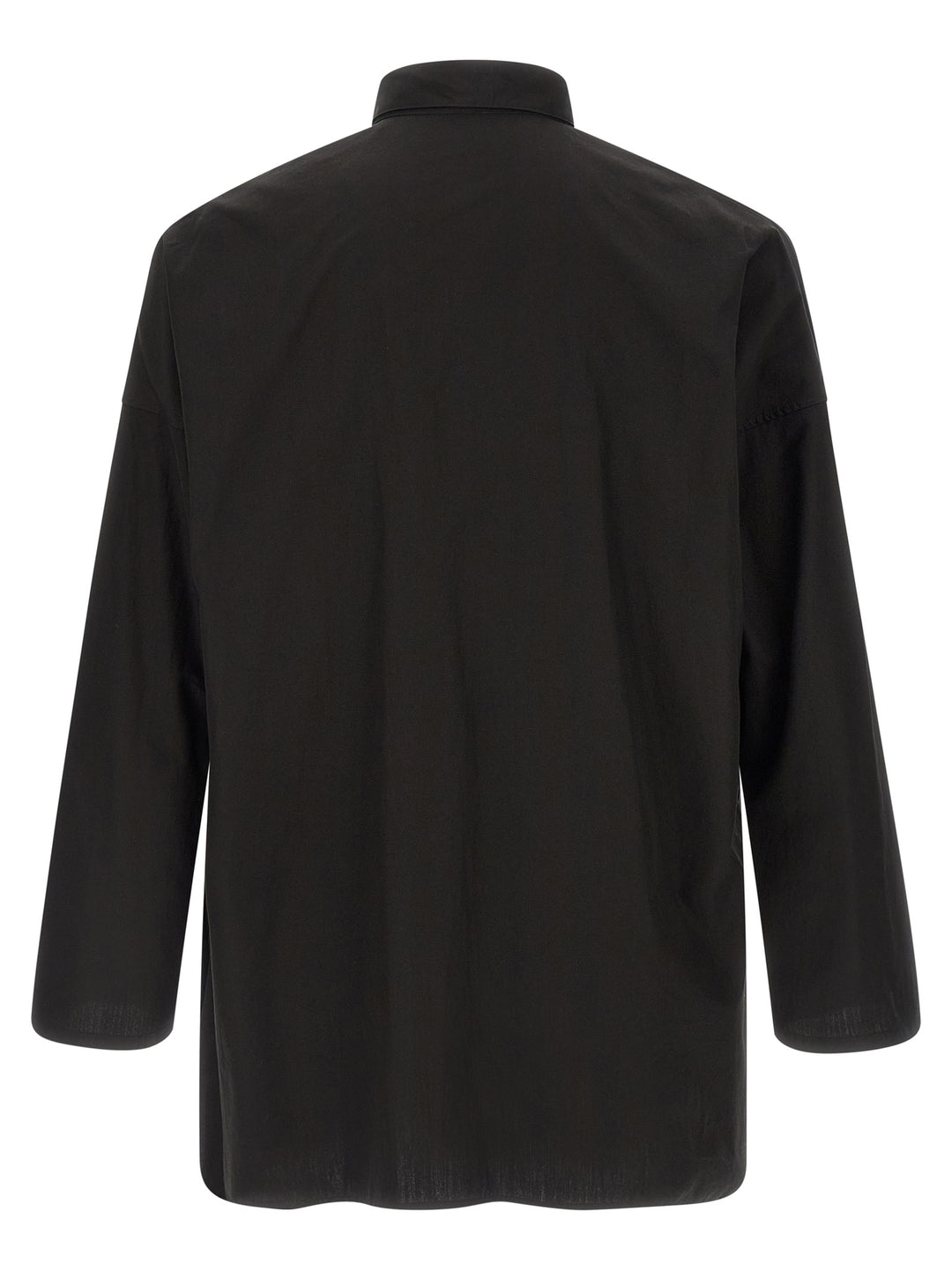 Yohji Yamamoto Collar Gather Double B Camicie - Nero | a05b5aaf07231410084b6d2af9ec209dace0035a