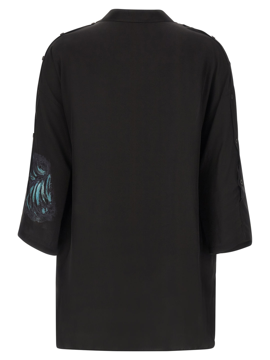 Yohji Yamamoto Silk Shirt Camicie - Nero | 3612a71f7373c7b779b735bf182d534a6565d313
