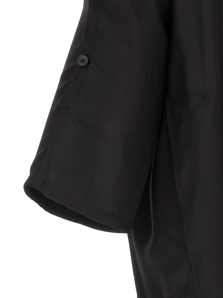 Yohji Yamamoto Silk Shirt Camicie - Nero | 17255a43cf8253c9b411323b6d1f095e39115c77