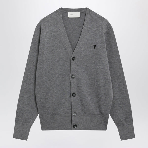 Grey Ami De Coeur Cardigan In Wool
