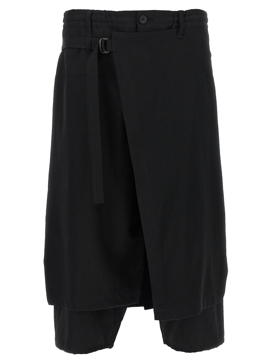 Yohji Yamamoto Standard Wrap Pantaloni - Nero | 36fd5a929b6393fda61ae116f4531a713b130923