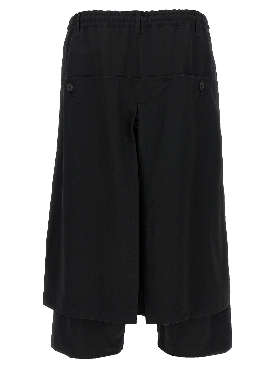 Yohji Yamamoto Standard Wrap Pantaloni - Nero | 275ac07a53a23d8772a00d73516095c2526fa925