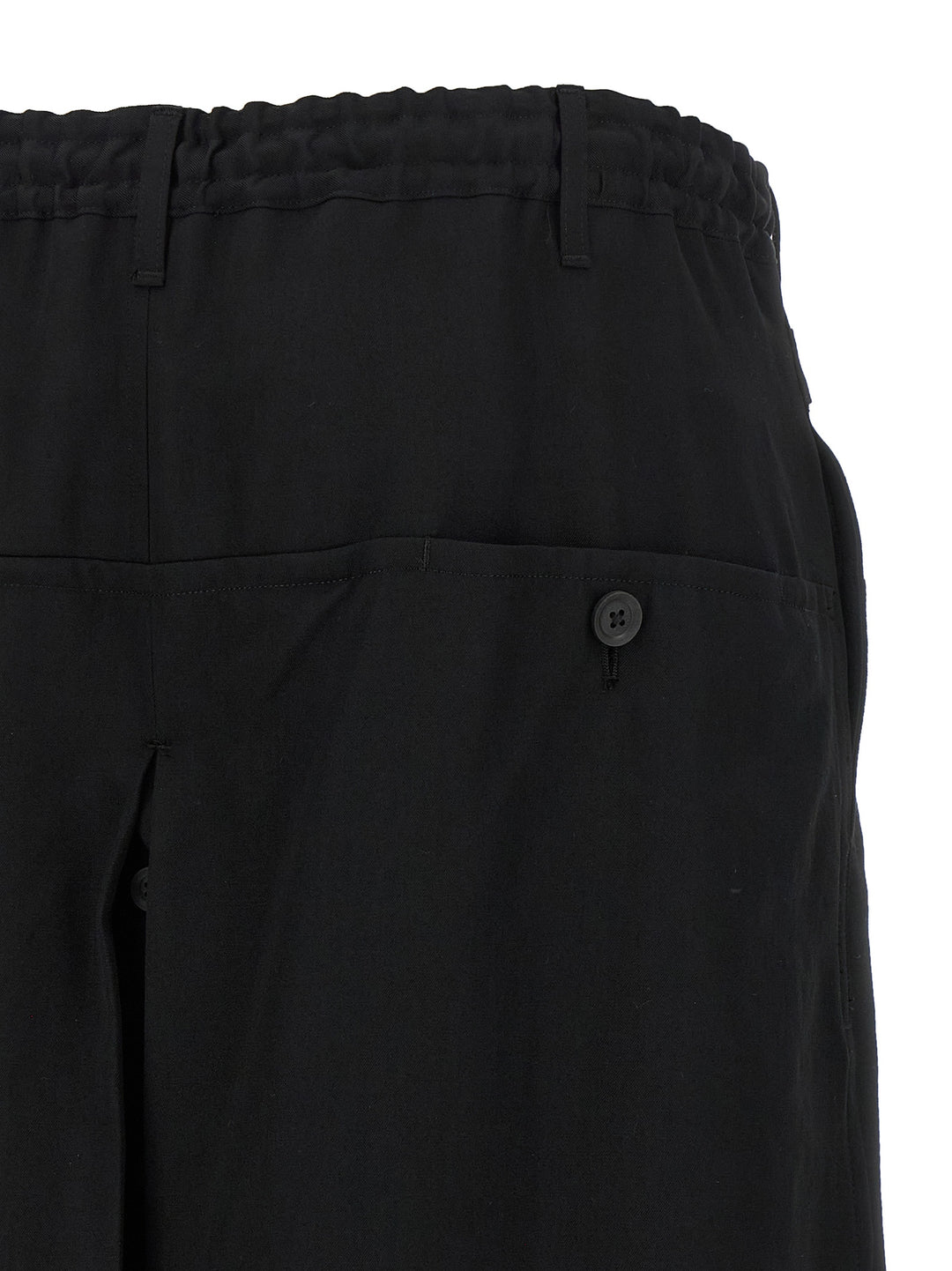 Yohji Yamamoto Standard Wrap Pantaloni - Nero | 04fb59127c0aba776517aa48c47545bd16982c81