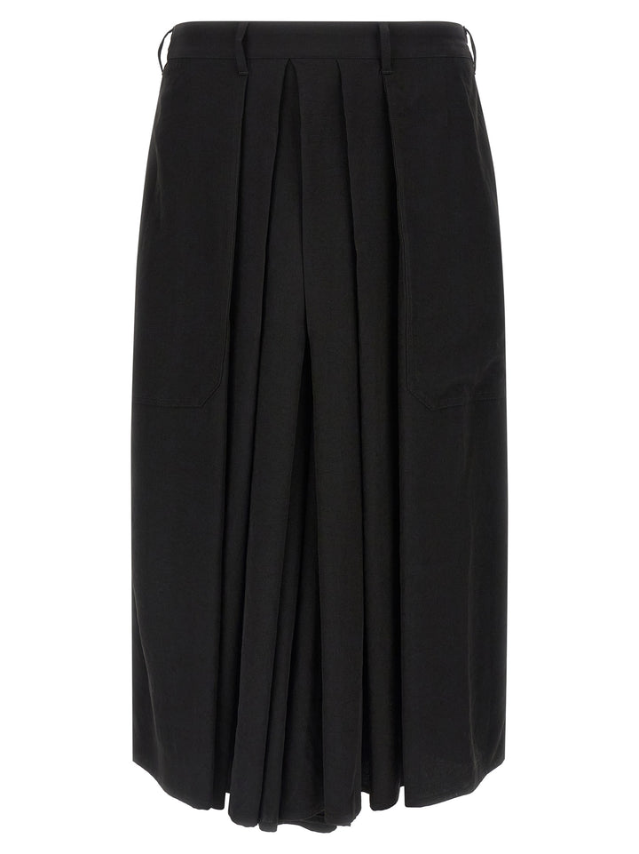 Yohji Yamamoto Hakama Pantaloni - Nero | 6e19fc56fd1c2b24bb2ca4e26bf37cdd861fc731