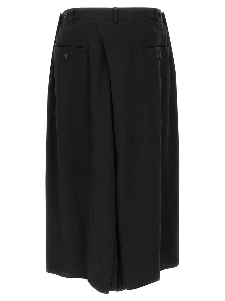 Yohji Yamamoto Hakama Pantaloni - Nero | 5a06003c340bb53f83a0c7ce2989b3344d914e89