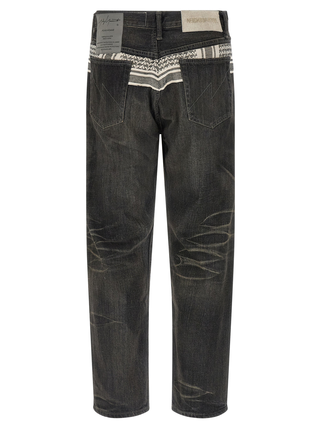 Yohji Yamamoto Savege Denim Jeans - Nero | df23176448d4f68bce39a50026cc6c654396a30a