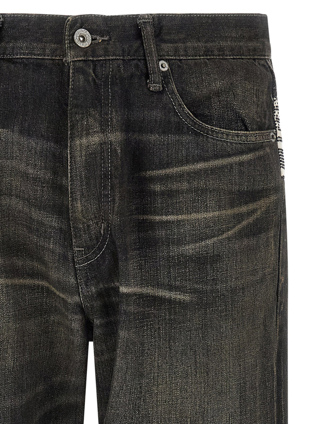 Yohji Yamamoto Savege Denim Jeans - Nero | 2d6d0006b05e968d105f54f06efb7ec2fea6aba3