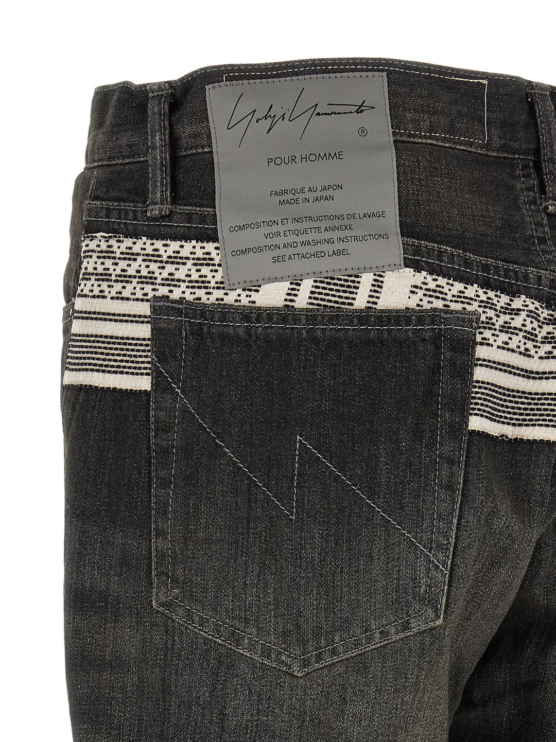 Yohji Yamamoto Savege Denim Jeans - Nero | 37e5d53ab9517d1ebf1384cf3eaf0bf876abf276