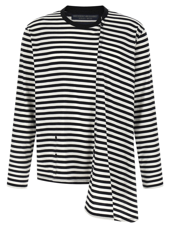 Yohji Yamamoto Paneled Maglioni - Bianco/Nero | b42e0748d8cfeb3b237cced921a1055f204698db