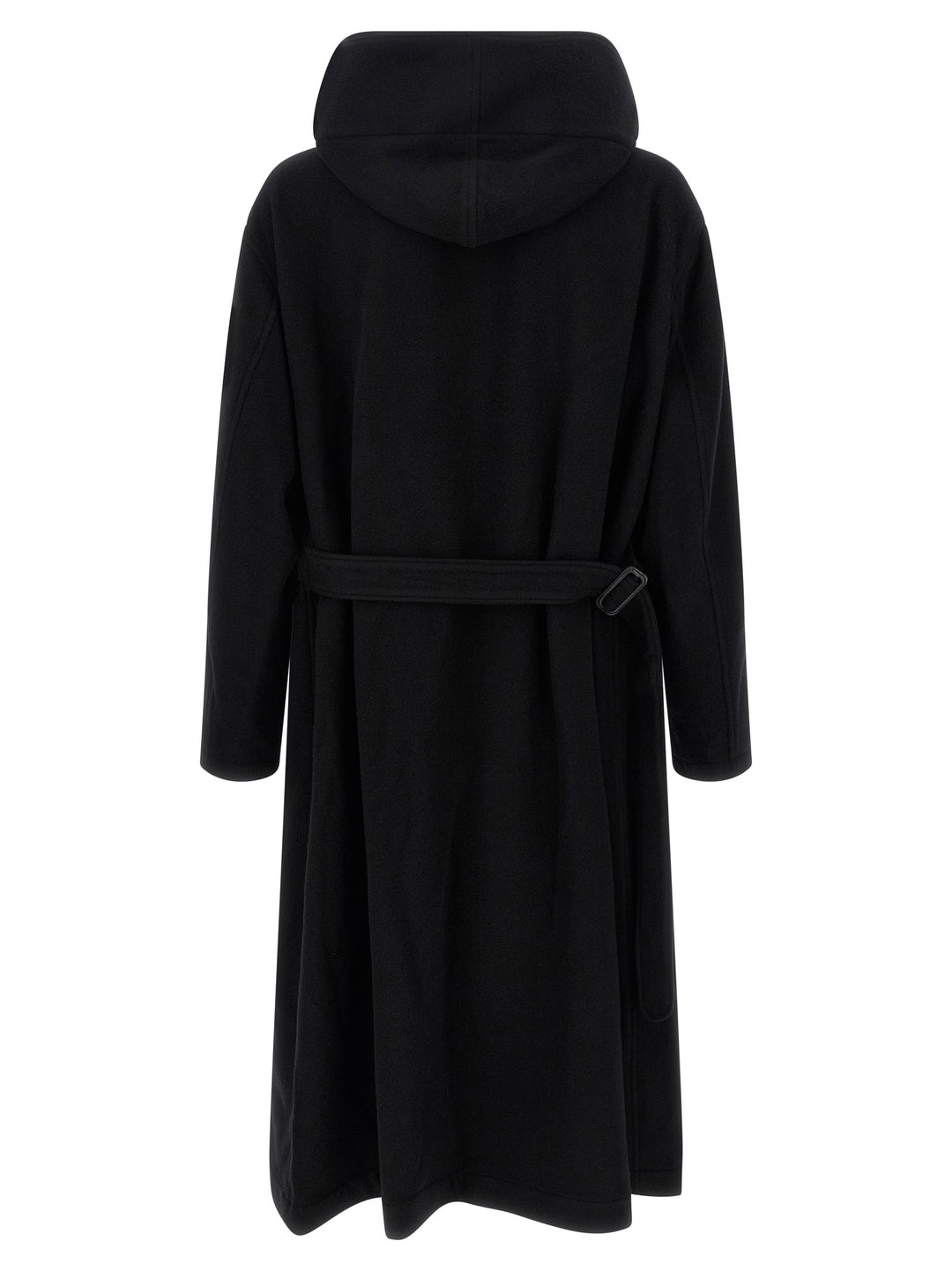 Yohji Yamamoto Hooded Coat Trench e Impermeabili - Nero | 31dc8d38186d4d0e944e1f4e4b823ad9474fc267