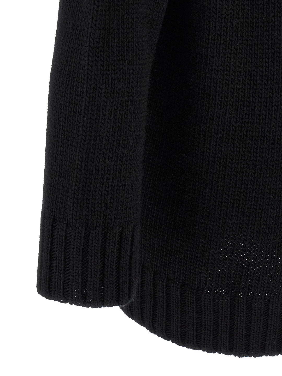 Yohji Yamamoto Macramé Insert Sweater Maglioni - Nero | bcfffad065c65a91f976605b88b6b81f4486d3dc