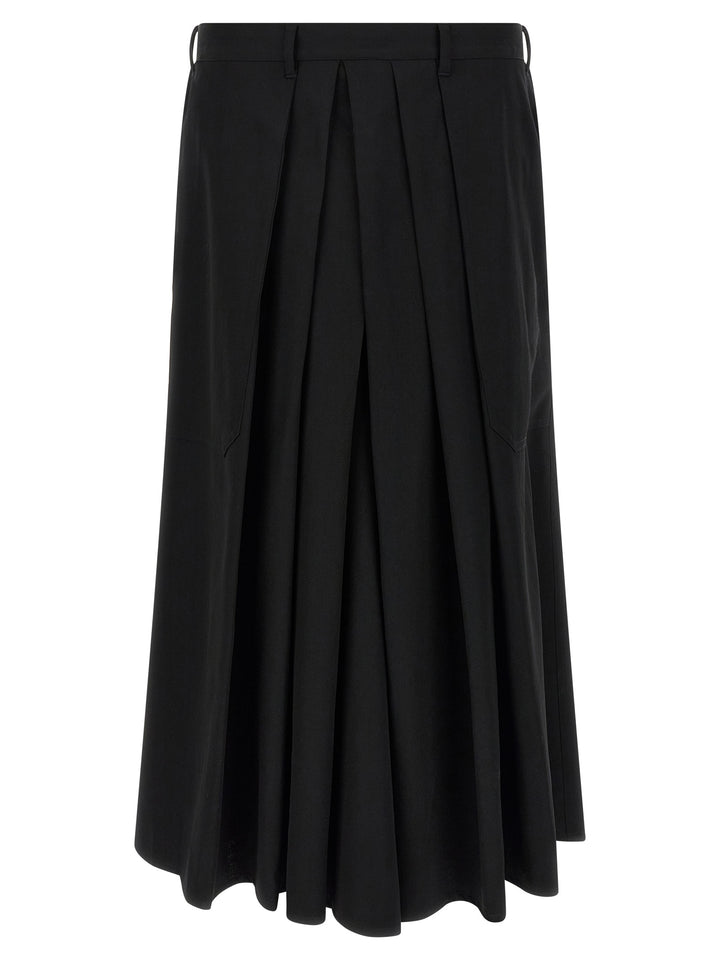 Yohji Yamamoto Hakama Pantaloni - Nero | 636027bd1df02f44b5c9e083897ec4f1a4dae9bd