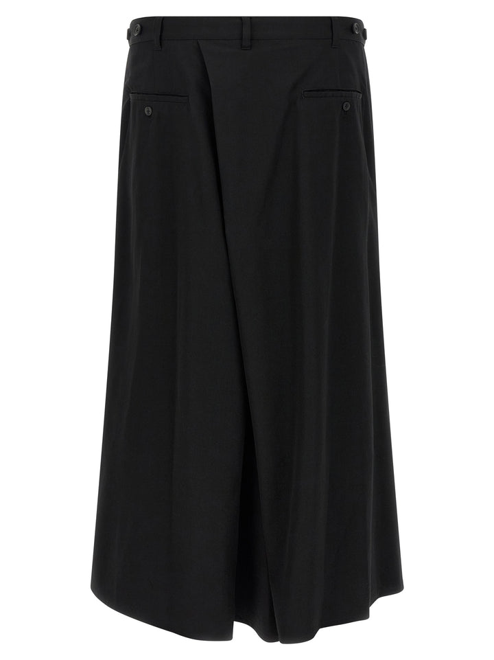 Yohji Yamamoto Hakama Pantaloni - Nero | 20686443bbc235b633891fb6d0818358d4d2d9f4