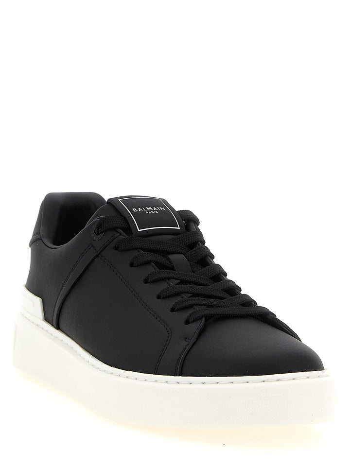 Balmain B-Court Sneakers - Bianco/Nero | ebff56f3c2f2a2566a029c89f75d8916649a02e4