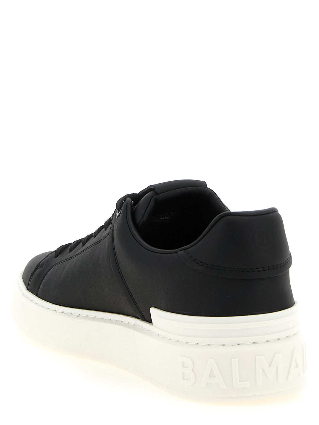 Balmain B-Court Sneakers - Bianco/Nero | b19c174e10c714cbec3471095468cefd9ecab932