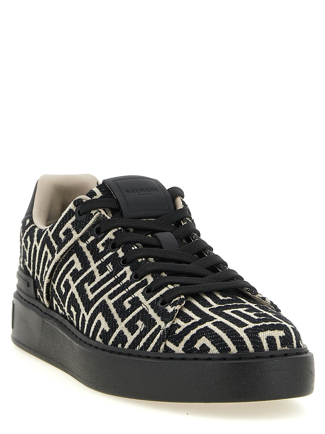 Balmain B-Court Sneakers - Bianco/Nero | 6343b7435f46b1a06c30e4aa03cfdf4a013098af