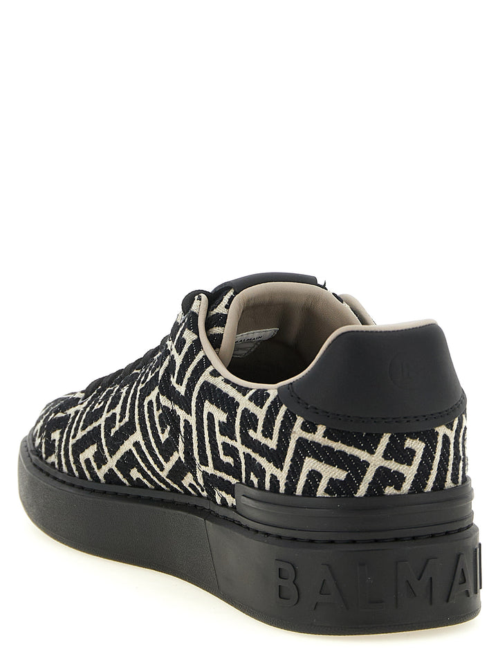 Balmain B-Court Sneakers - Bianco/Nero | f128a0246ec71732e595eee416644e43d4a49587