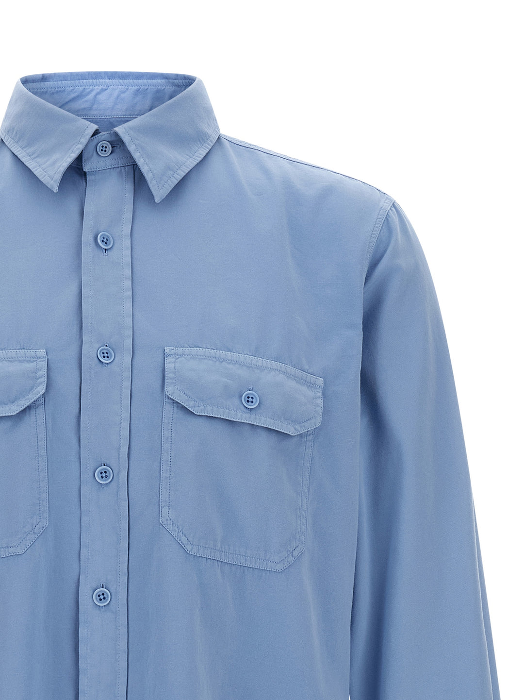 Tom Ford Faille Shirt Camicie - Celeste | 1fe5cdbe0e3a589f7df833c4f92a8ffa24f4fad0