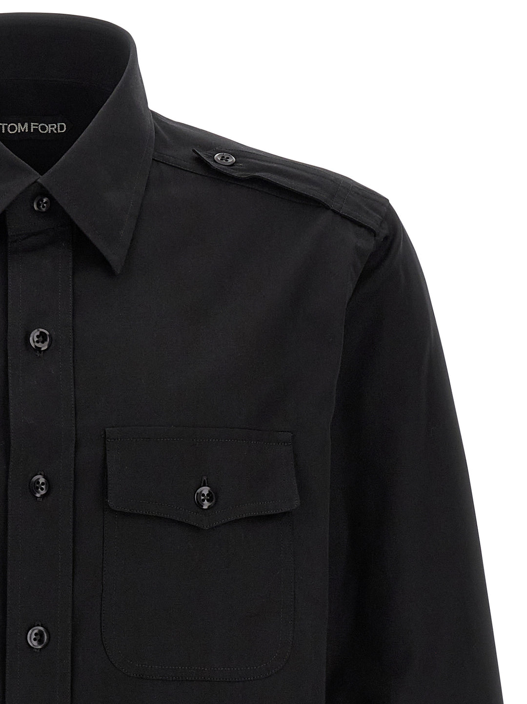 Tom Ford Military Camicie - Nero | 4cc45f46d7e7114e8d6b82903ee00a69a9ea0a62