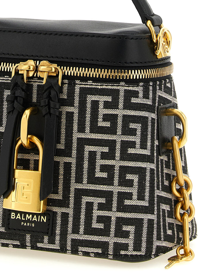Balmain Pulse Vanity Borse a Mano - Bianco/Nero | d23106fd5379d4d4005967d8b655992ff4aa27e0