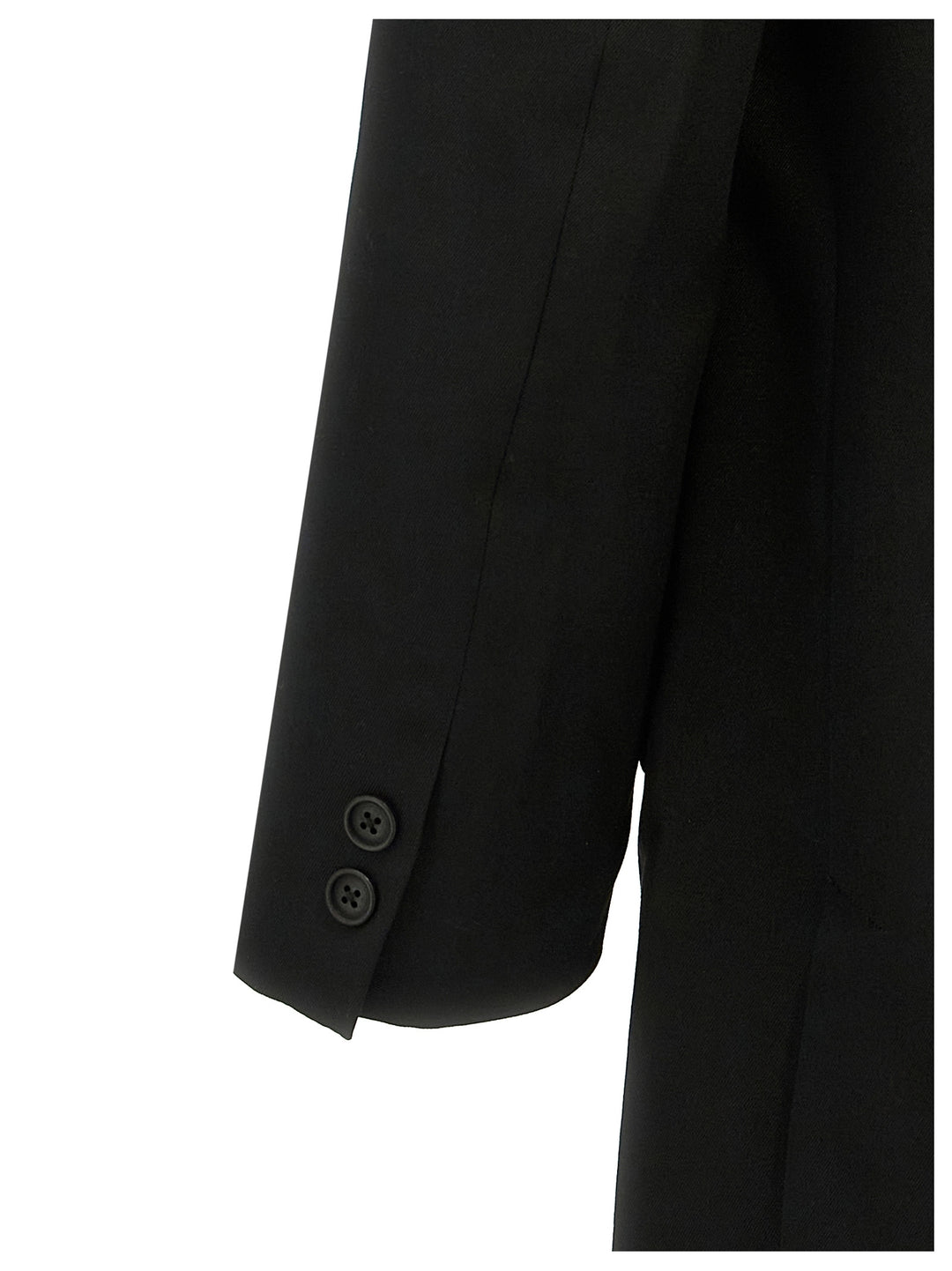 Yohji Yamamoto Single-Breasted  With Strap Detail Blazer - Nero | 7b56239d355148869826579a0d072a54cab16dab