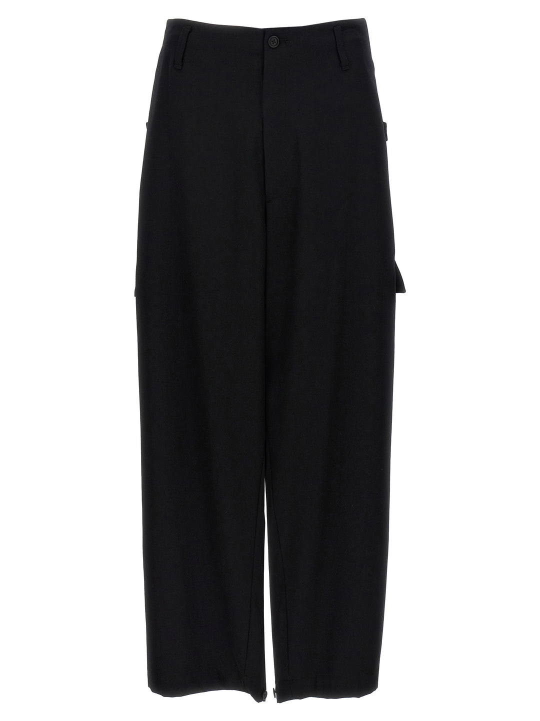 Yohji Yamamoto Tab Wide P Pantaloni - Nero | 6e5da95c70340a93e46baf8a5ffbdd642fecb24d