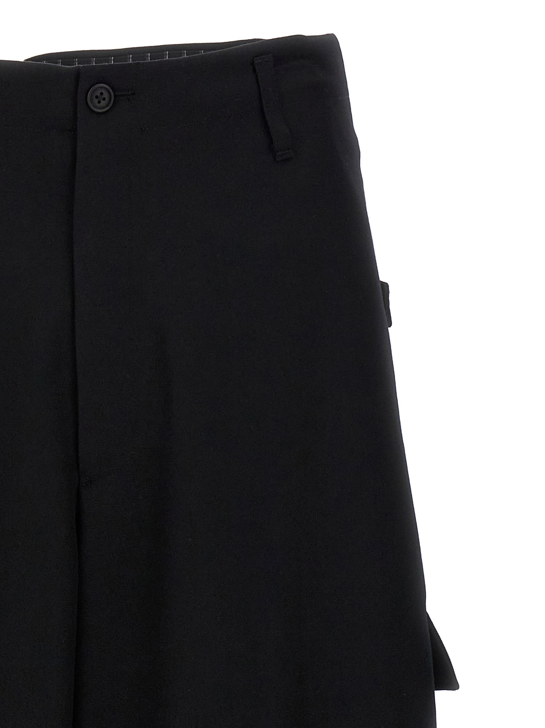 Yohji Yamamoto Tab Wide P Pantaloni - Nero | 2f8d04a6bb0c3332c834de4cd6454c6a645e7f52