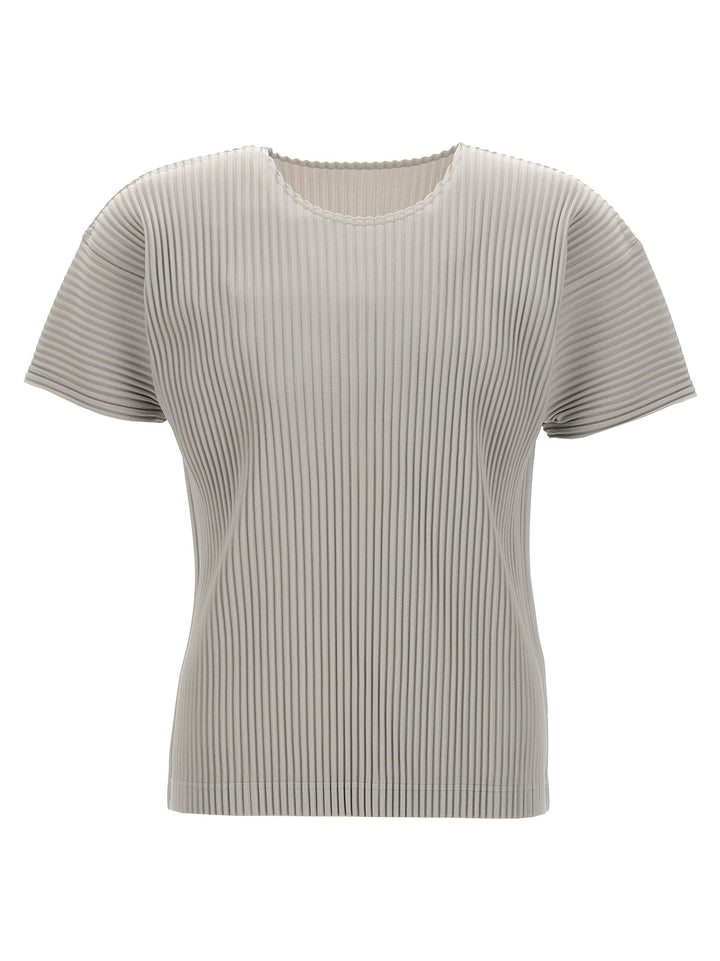 Homme Plisse' Issey Miyake Pleated T shirt - Grigio | ac4dbcde311ff736d781deeb5cce90a5f6d45443
