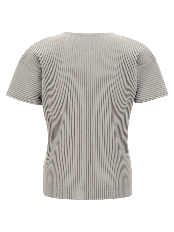 Homme Plisse' Issey Miyake Pleated T shirt - Grigio | 07e27e43435d37df84c4e7058d5955e1e80f0cf7