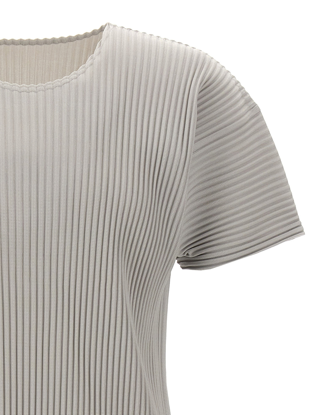 Homme Plisse' Issey Miyake Pleated T shirt - Grigio | a9bd0867cbdcbc43d7937ea885c4a8e0f8bf0a24