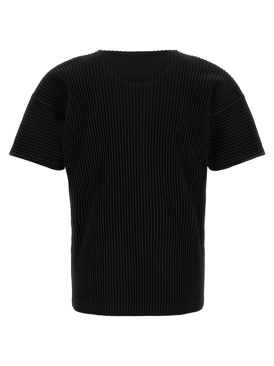 Homme Plisse' Issey Miyake Pleated T shirt - Nero | 39a321375ac346877195006285c10489531a4b23