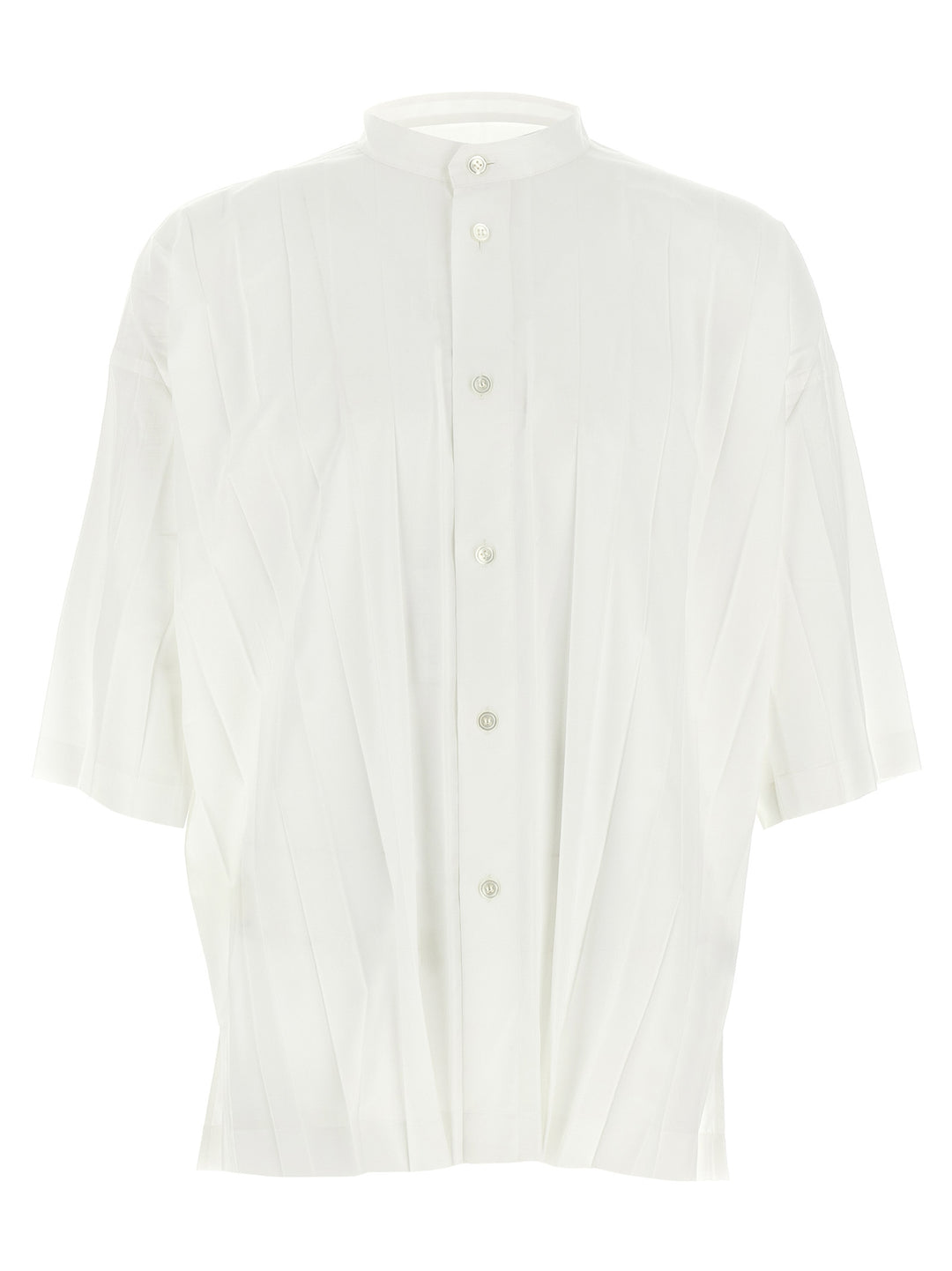 Homme Plisse' Issey Miyake Edge Shirt T shirt - Bianco | 6d200bc4f51e2e8be3088104c746c57e14a778a6