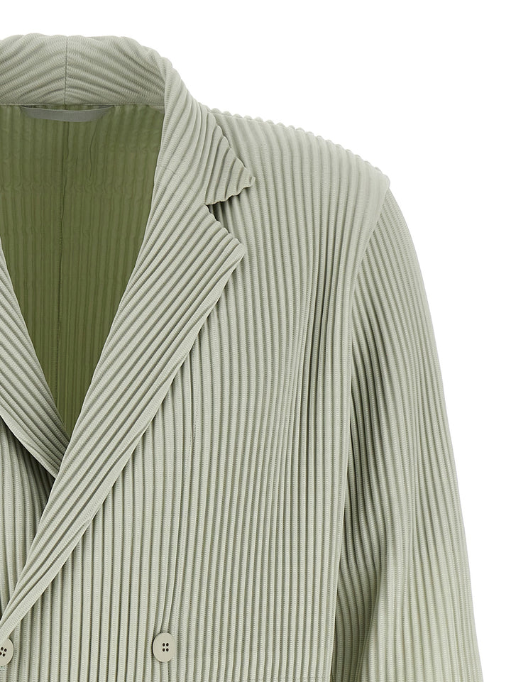 Homme Plisse' Issey Miyake Tailored Pleats 1 Blazer - Verde | 8e7b6ba44894ac10848a75091214fea929aacf79