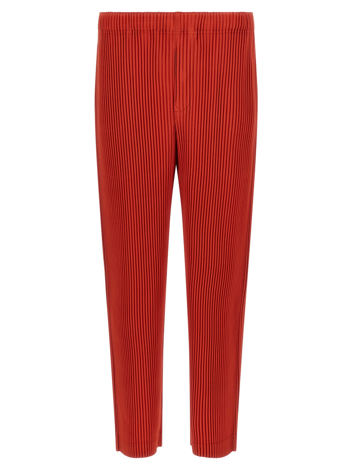 Homme Plisse' Issey Miyake Monthly Colors: September Pantaloni - Rosso | f7a85884e5a880176d78a4c00422b28eec8c1f7f