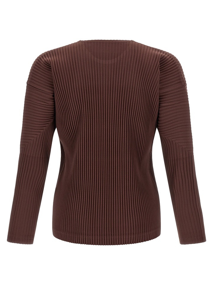 Homme Plisse' Issey Miyake Color Pleats T shirt - Marrone | 7821466d2699f654f5844e19b989901828f10c81