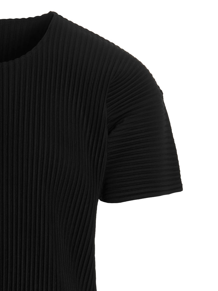 Homme Plisse' Issey Miyake Basics T shirt - Nero | 59a48e0c381f16f34b500bc4b5baeb0aeb0755e1
