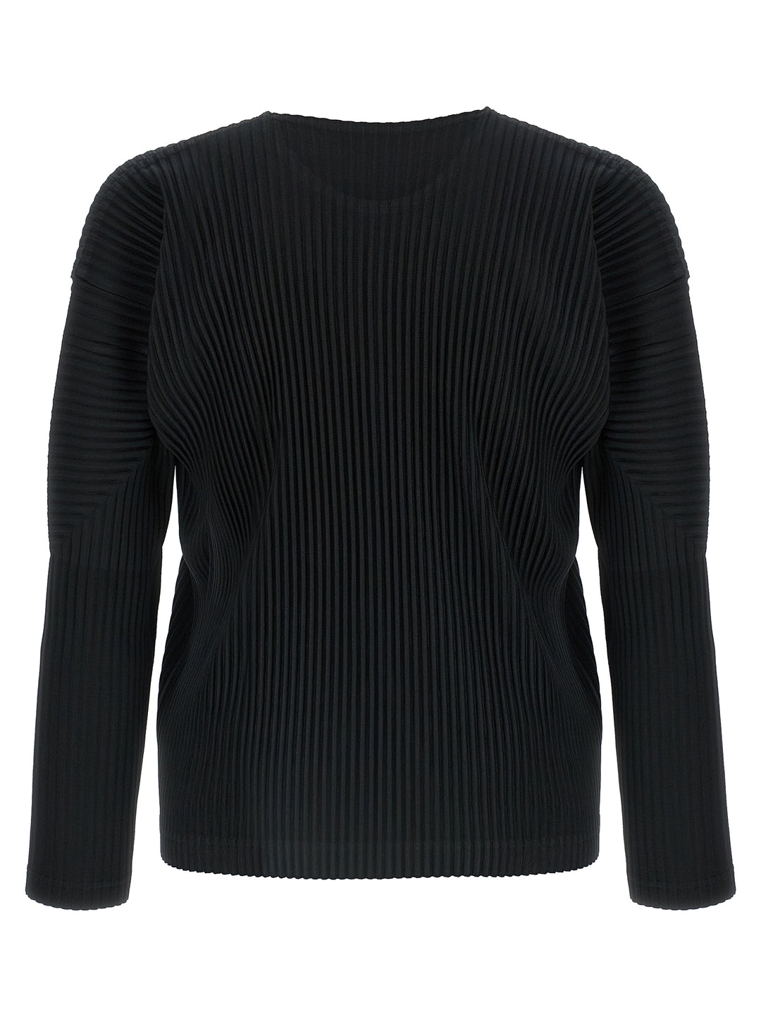 Homme Plisse' Issey Miyake Basics T shirt - Nero | 2ce52675d1ba45037a1e9b2de7073d85dbd54b56