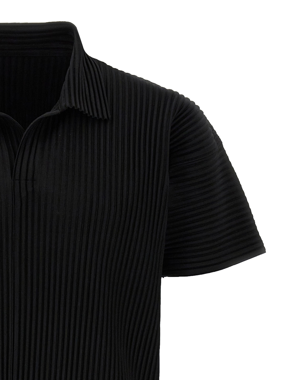 Homme Plisse' Issey Miyake Basics Camicie - Nero | be8588f6bbac960e471ac9a2145ba297f18c0c52