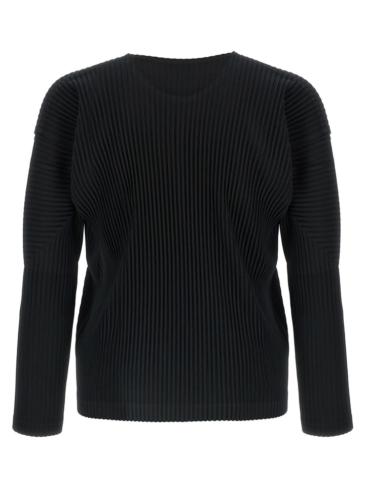 Homme Plisse' Issey Miyake Basics T shirt - Nero | 6d40e9c977b7748cc36039dbf5e7a75699df7f75