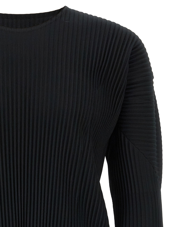 Homme Plisse' Issey Miyake Basics T shirt - Nero | 7999536631d7ced034ee1f0cd7ebcc3e63e01973