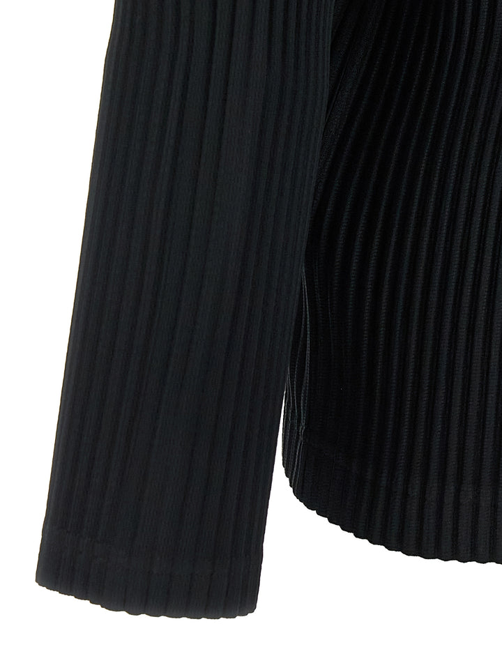 Homme Plisse' Issey Miyake Basics T shirt - Nero | 1228a83b63e64be8bf90c94692f115833d1b15df